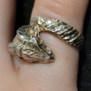 Silver Ram Ring
